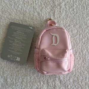 Disney Disneyland Mini Backpack with D Logo Keychain Bag Charm